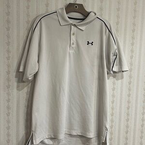 Under Armour Men's White Polo Shirt